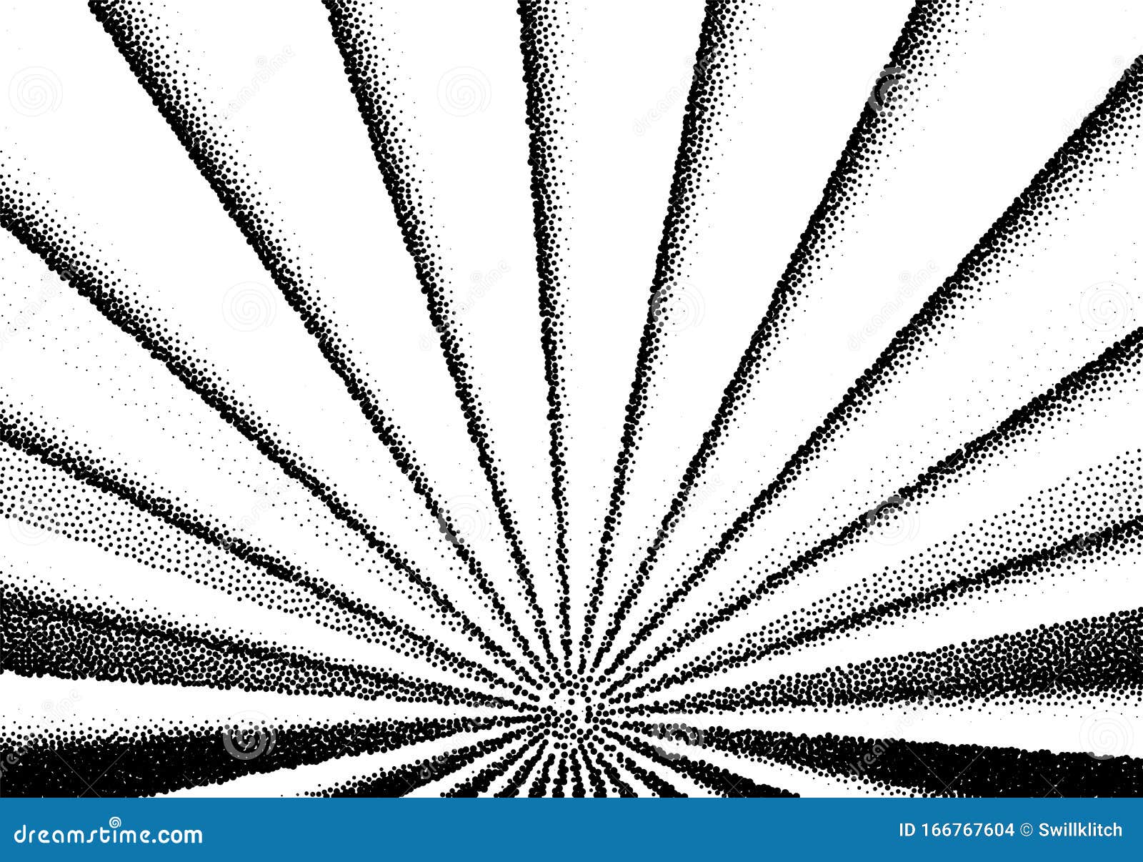 Abstract Sun Rays With Dotwork Retro Or Tattoo Style Stock Vector Illustration Of Sparkle Light 166767604