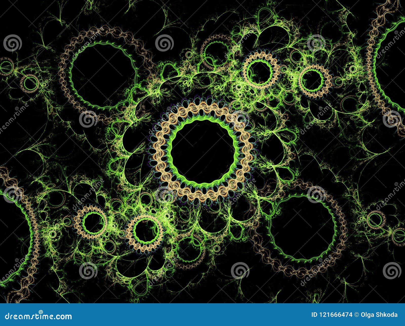 abstract symmetrical fractal