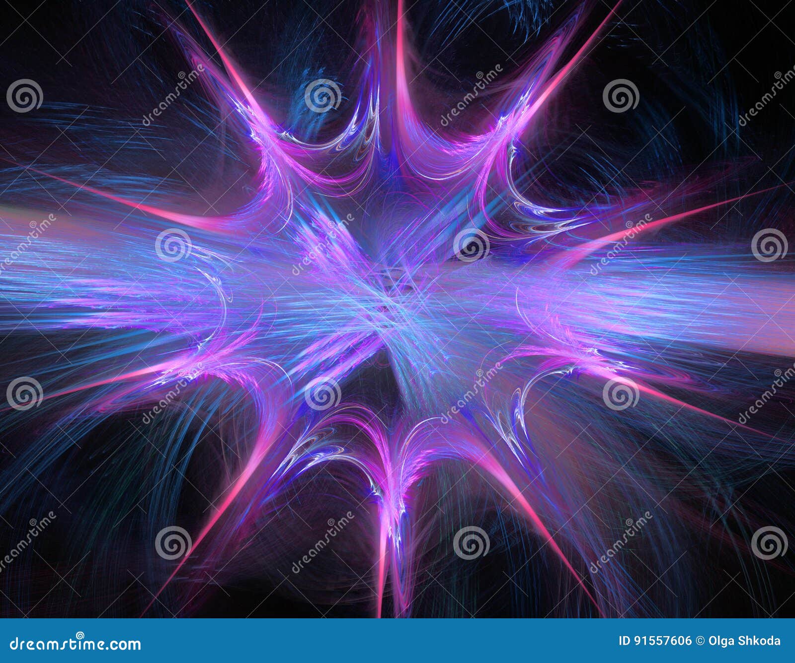abstract symmetrical fractal