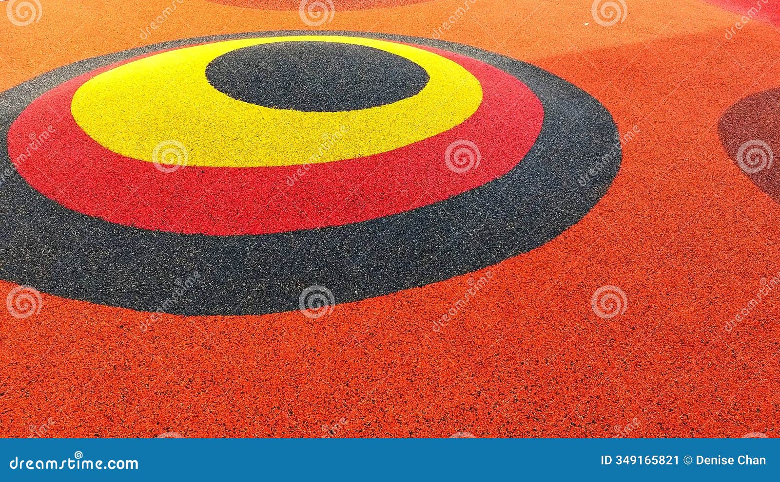 abstract of synthetic rubber on the children's playground