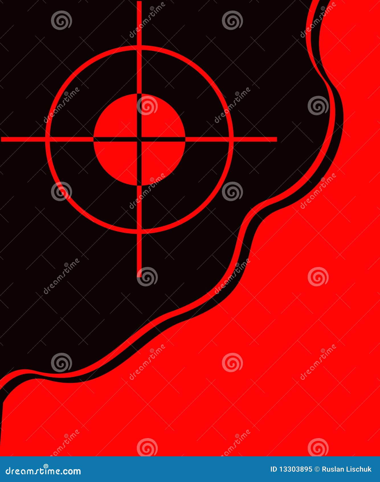 Abstract target stock illustration. Illustration of round 13303895