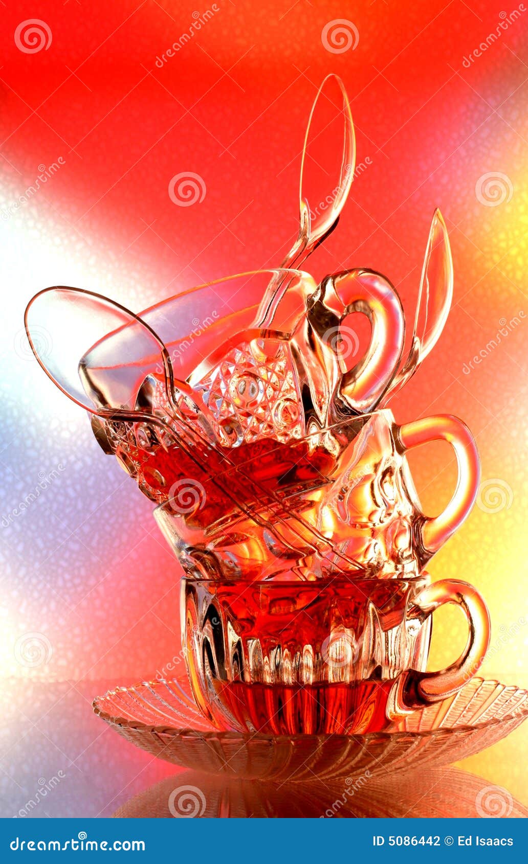 abstract teacup  background