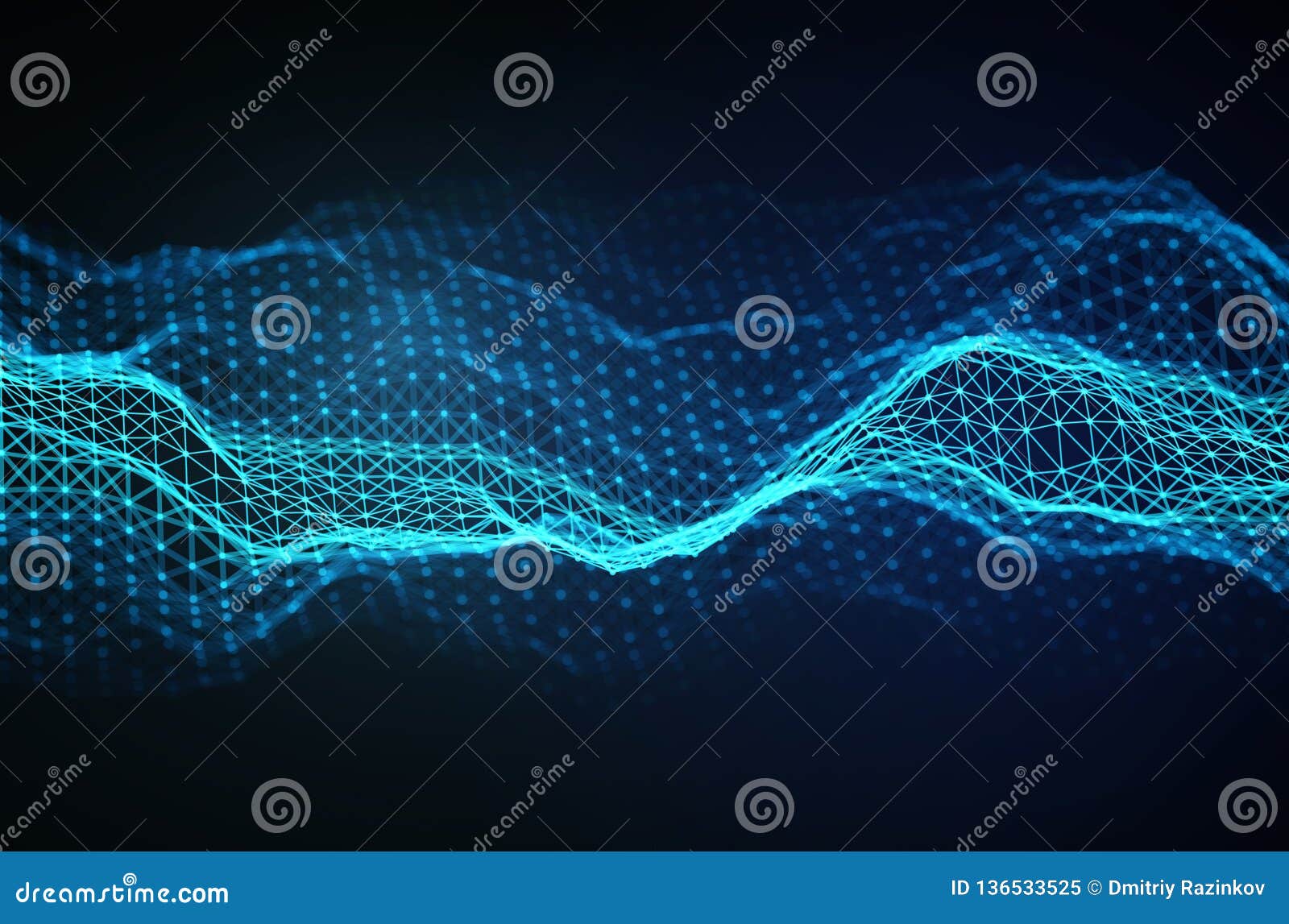 Abstract Technology Background. Background 3d Grid Stock Vector -  Illustration of chaotic, background: 136533525