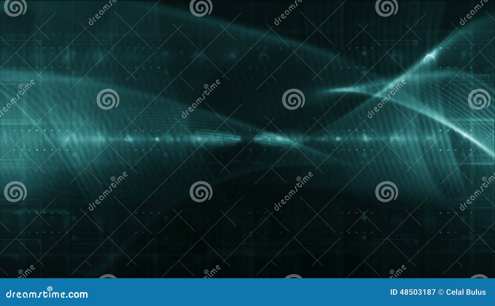 Abstract Technology Background Loop Diffrent Green Stock Footage ...