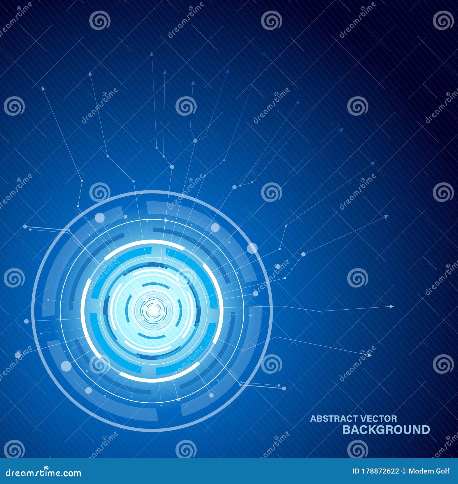 Abstract Technology Background. Vector Illustration, Stock Vector