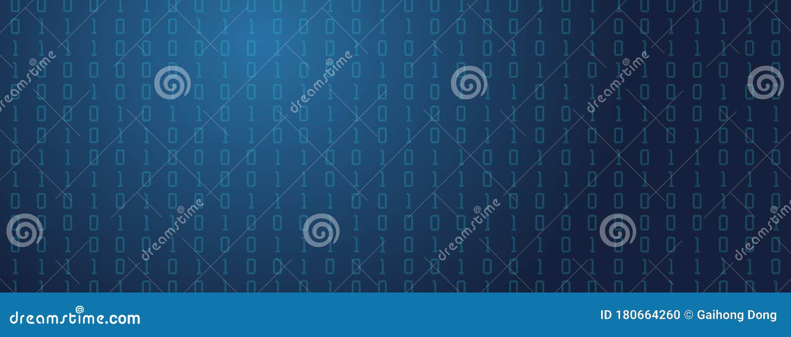 Abstract Technology Binary Code Background.Digital Binary Data and ...