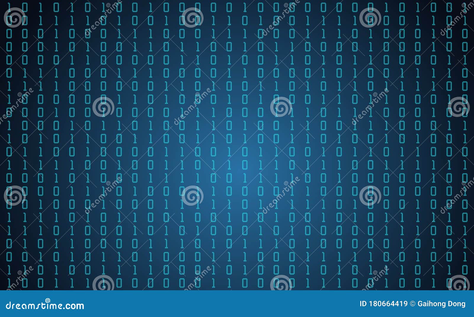 Abstract Technology Binary Code Background.Digital Binary Data and ...