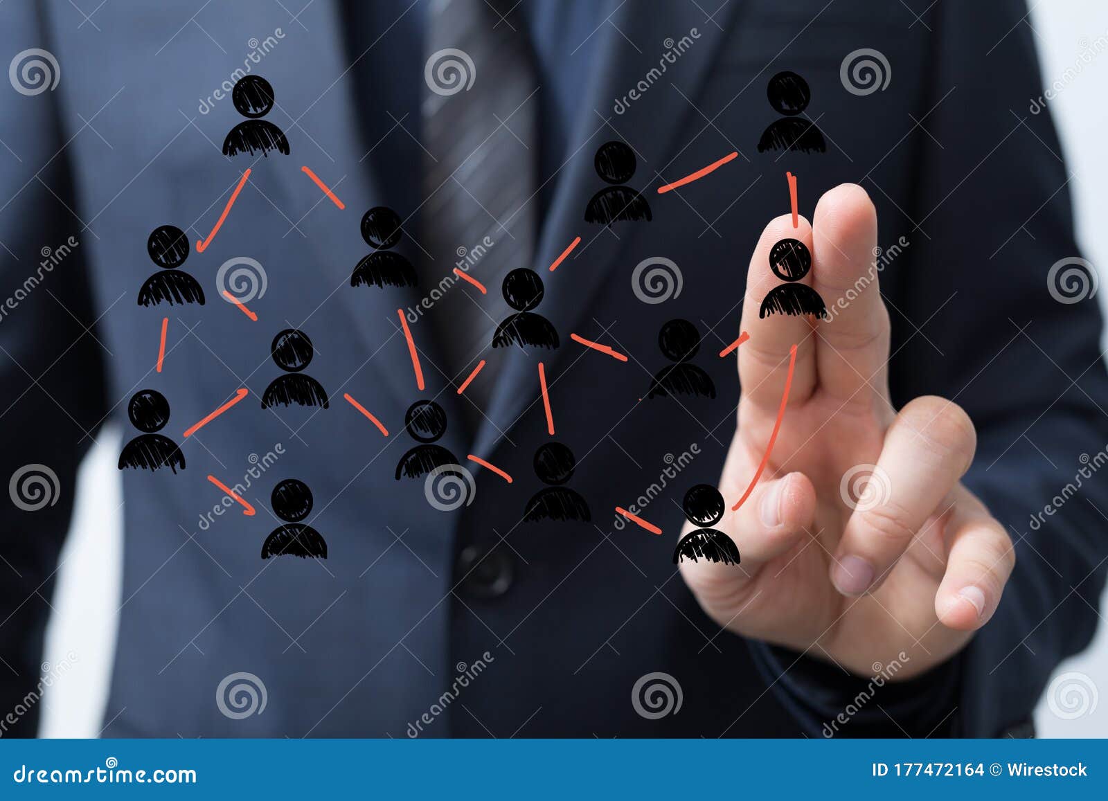 A Abstract Technology Group and Data Stock Photo Image of business