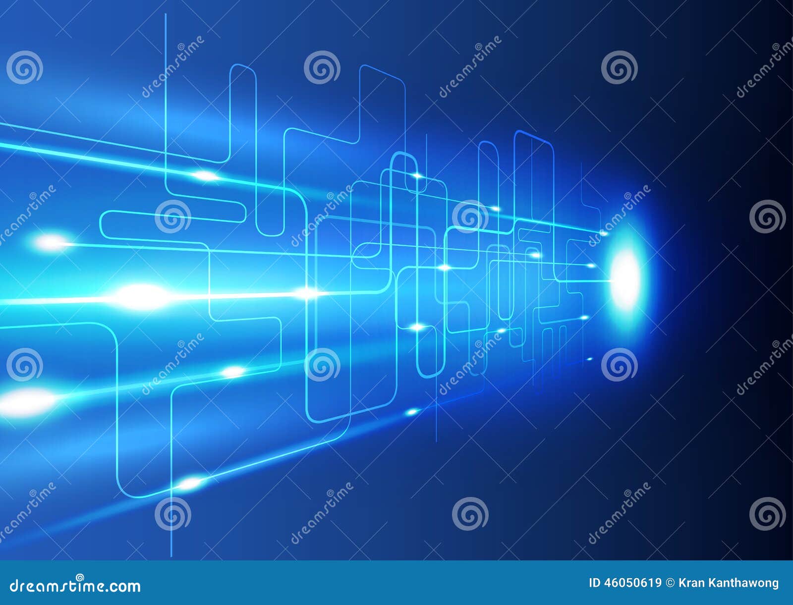 Abstract Technology Innovation Background, Vector ...