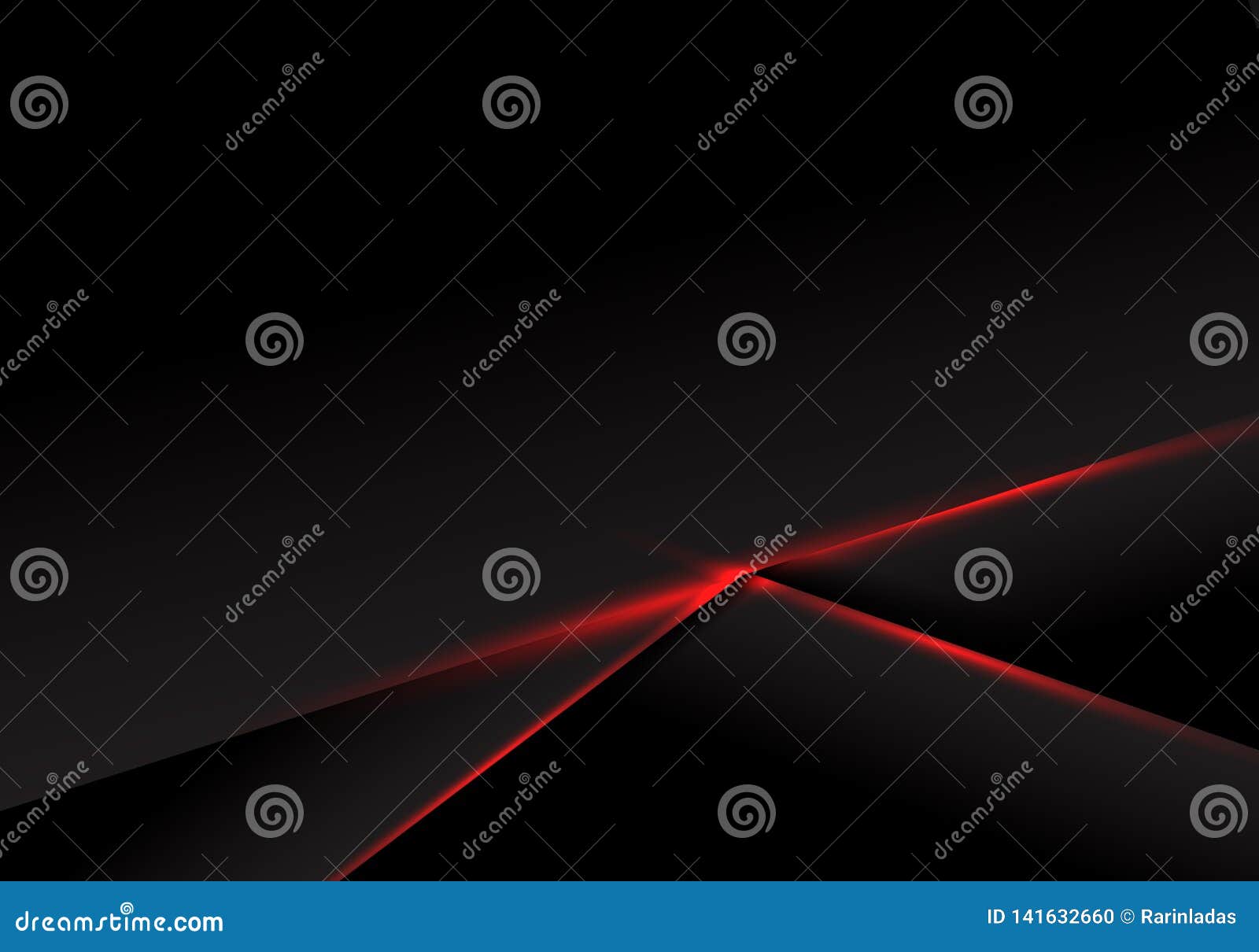 Abstract Template Black Frame Layout Metallic Red Light on Dark ...