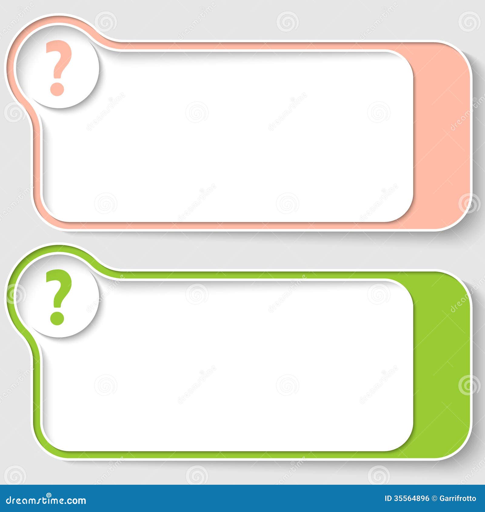 Download Abstract Text Boxes With Question Mark Stock Vector - Illustration of question, advertising ...