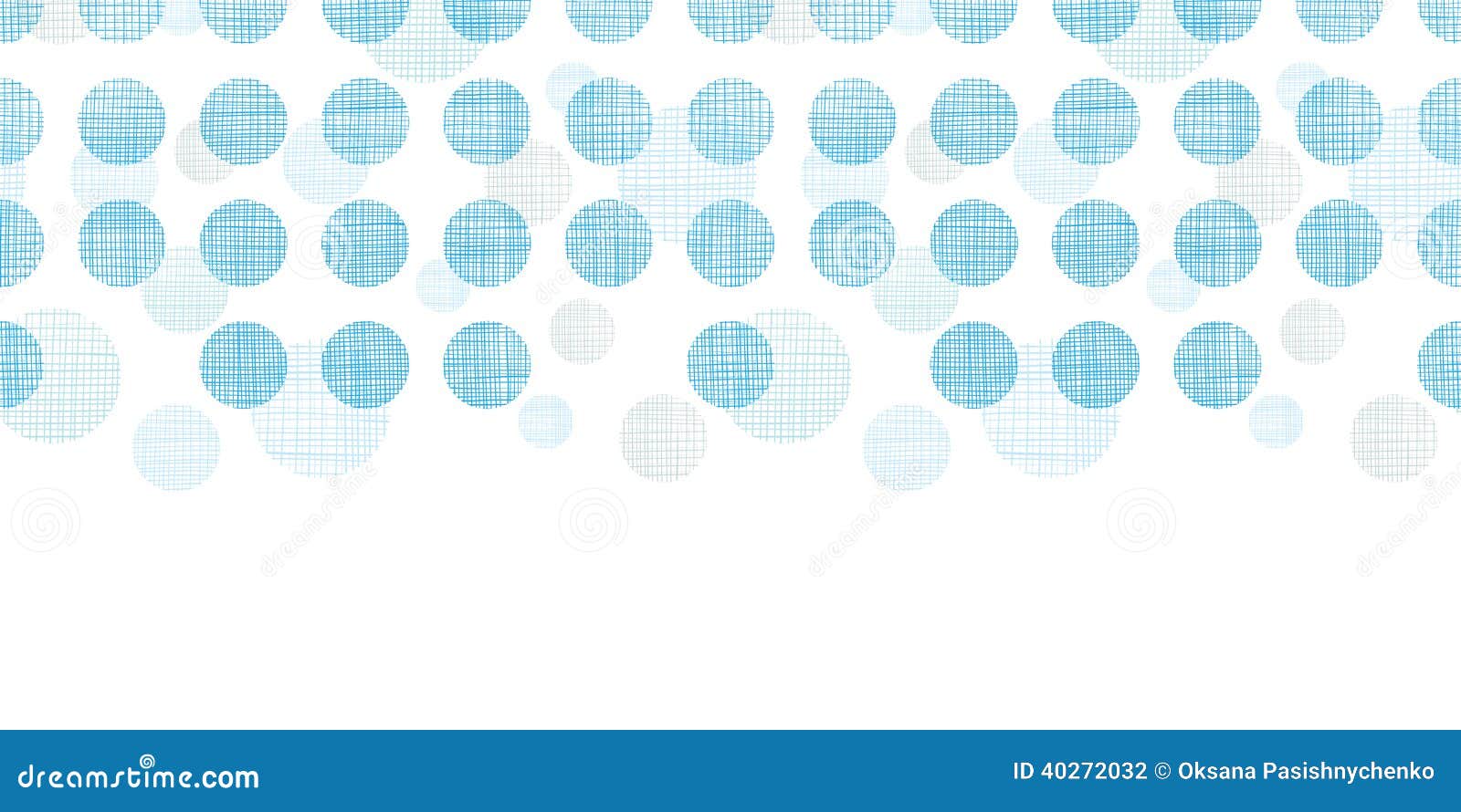 abstract textile blue polka dots stripes horizontal seamless pattern background