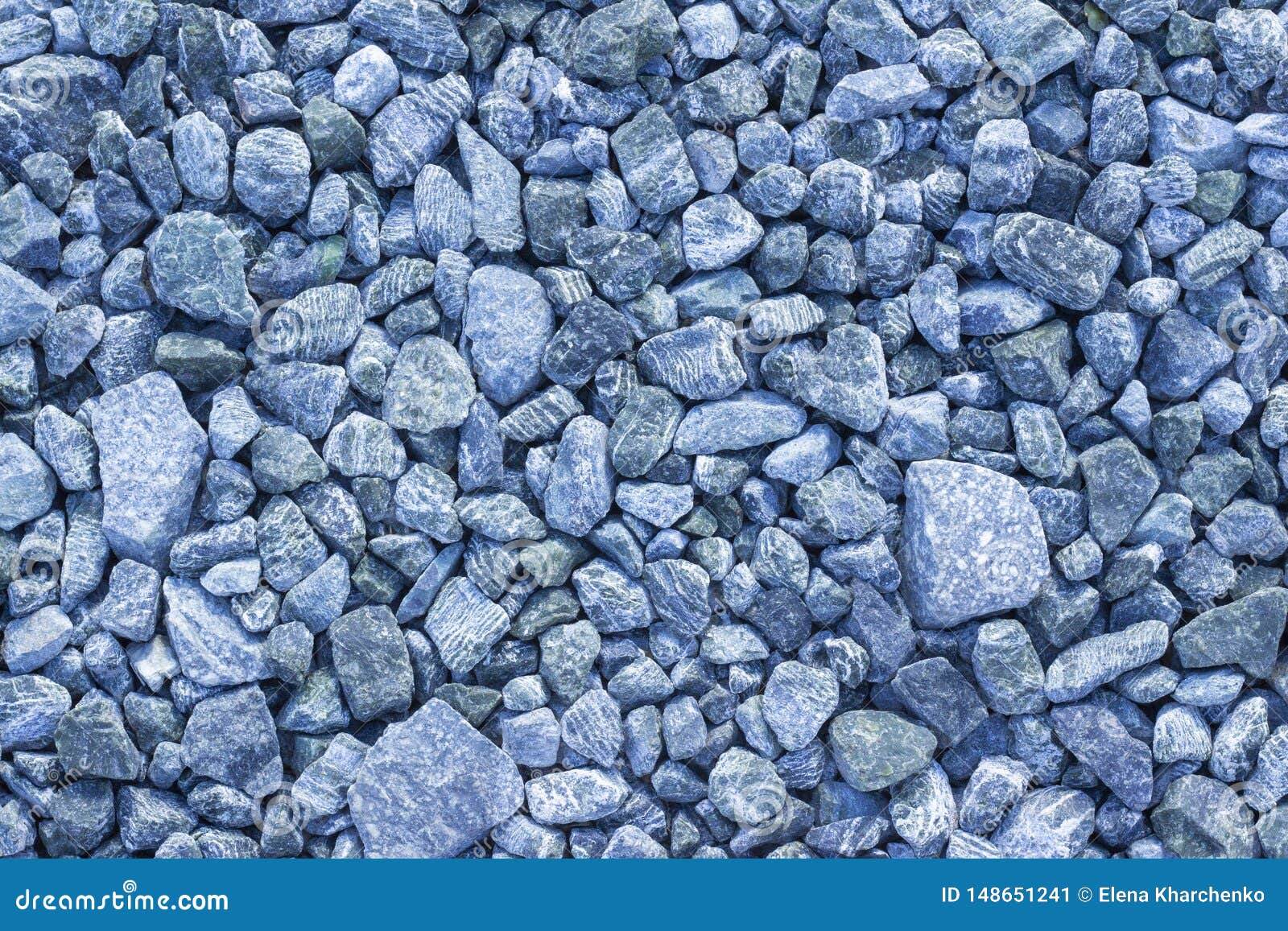 Abstract Texture Background Copy Space Freshly Crushed Blue Crushed