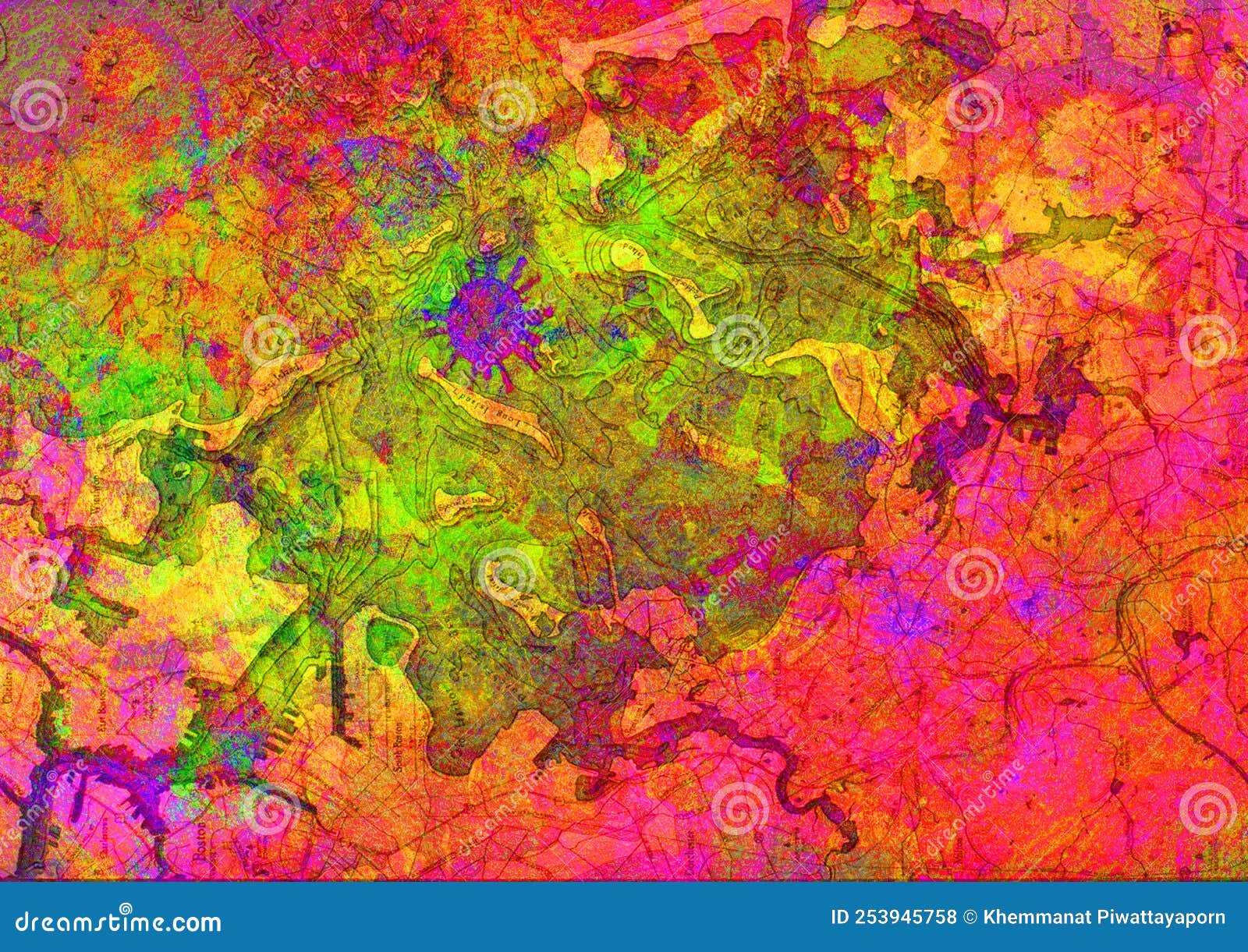 Colorful Abstract Texture Background , Pattern Backdrop of Gradient