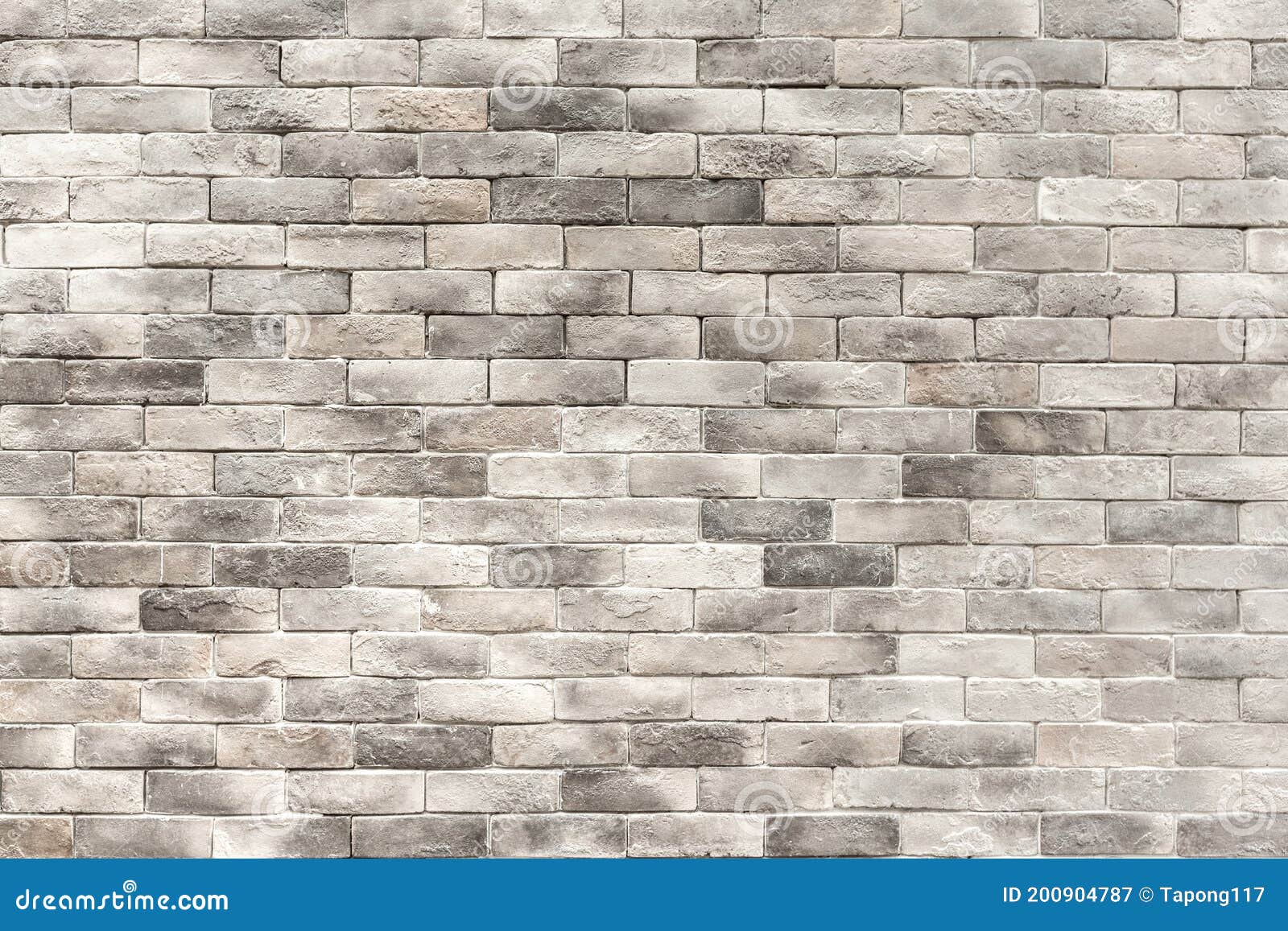 White Gray Brick Wall Background Stock Image Image of revetment