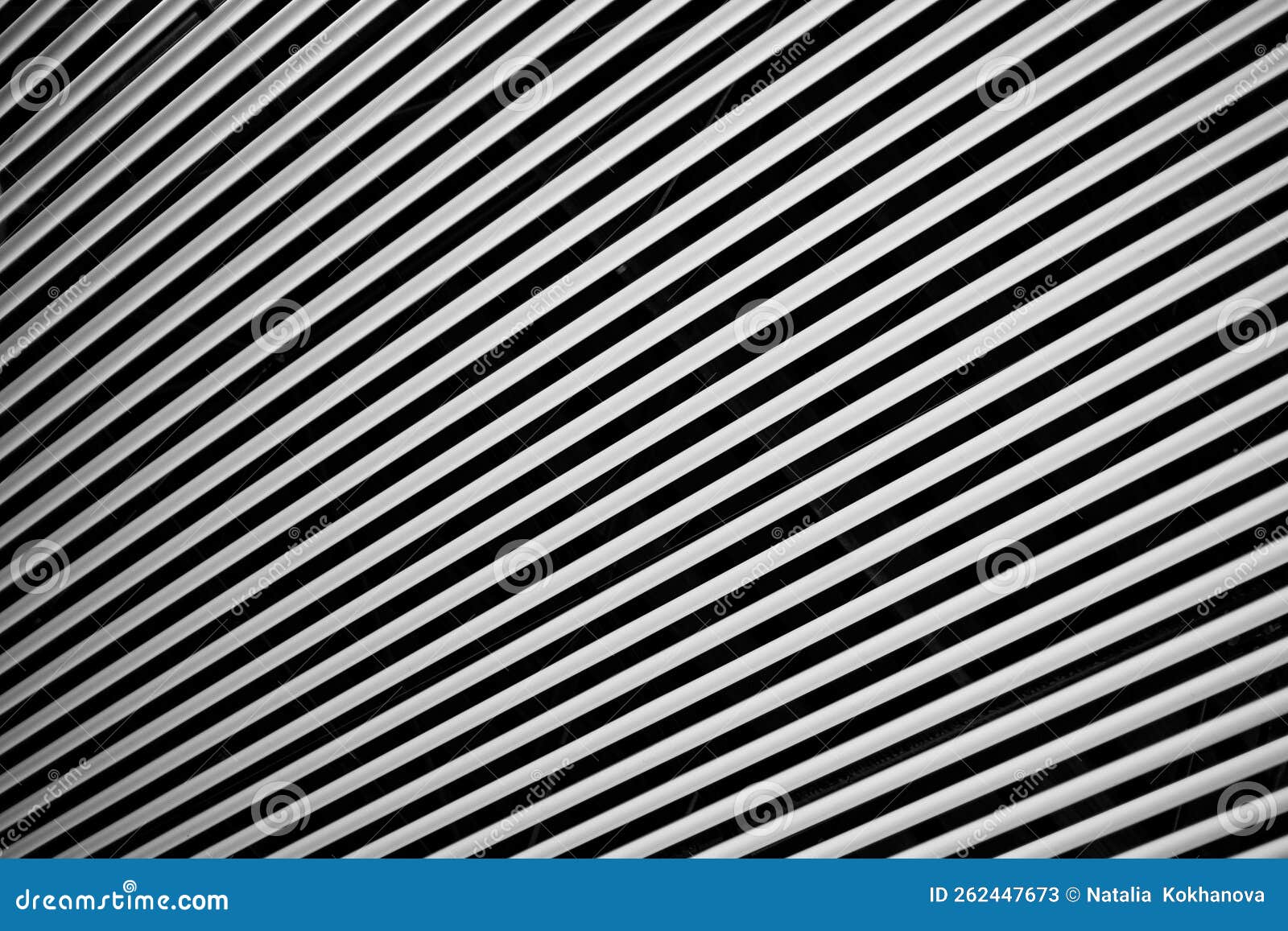 Abstract Texture of Diagonal Lines. Iron Ceilings of the High Ceiling