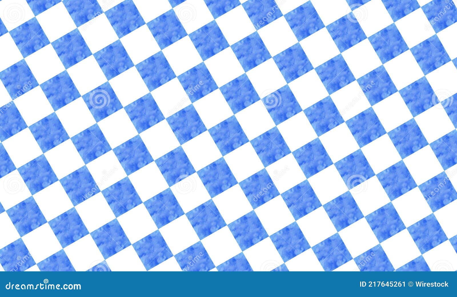 Abstract Textured Background with Blue and White Squares Stock Image