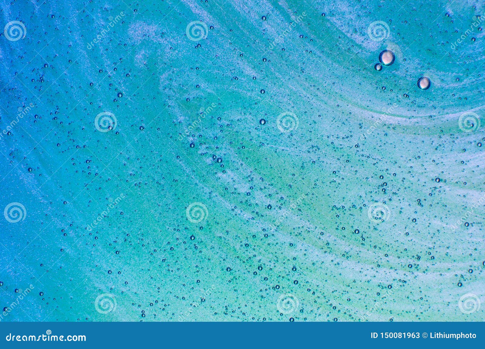 Abstract Textured Blue And Mint Gradient Background Stock Image