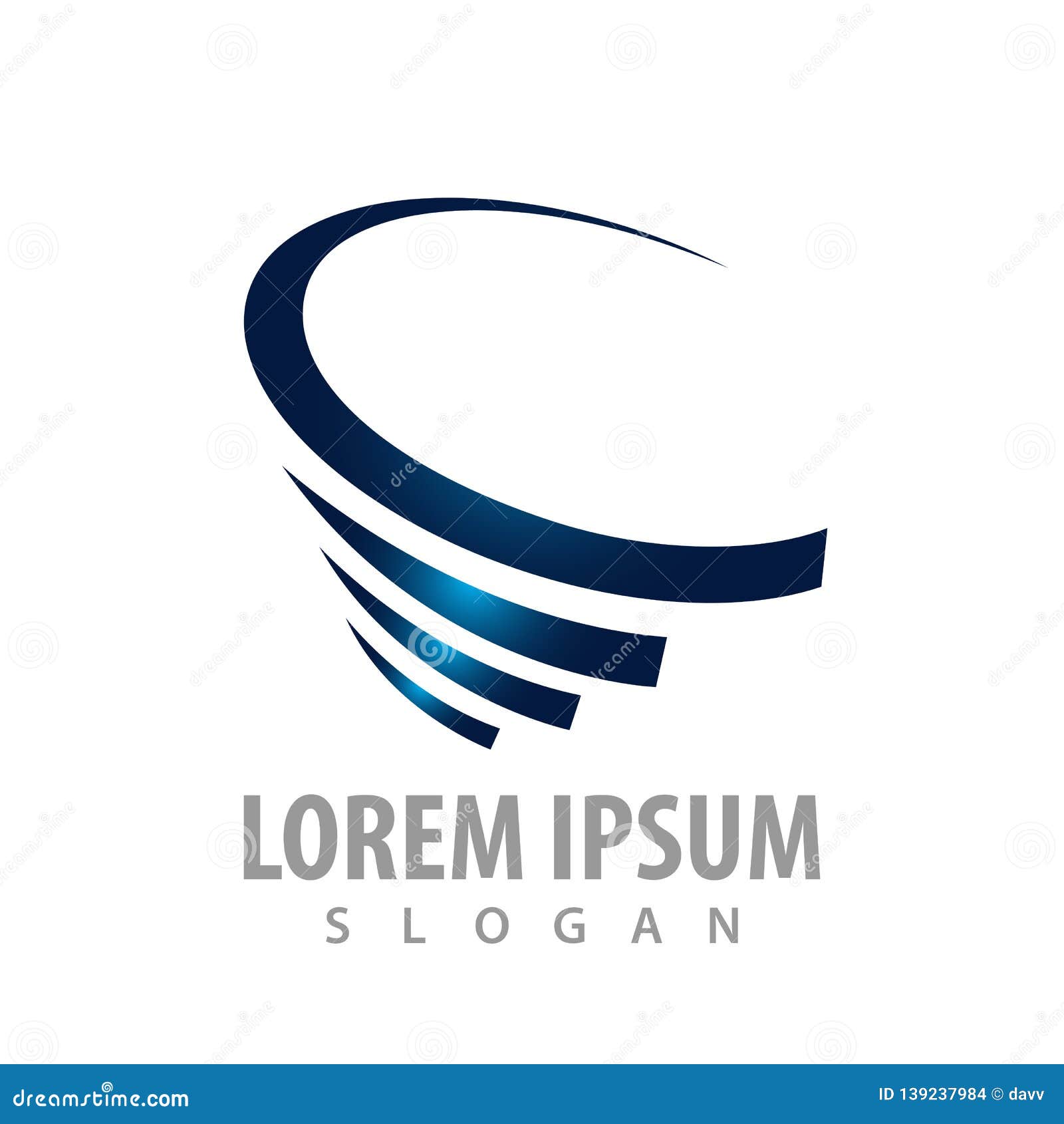 abstract tornado logo concept .  graphic template  