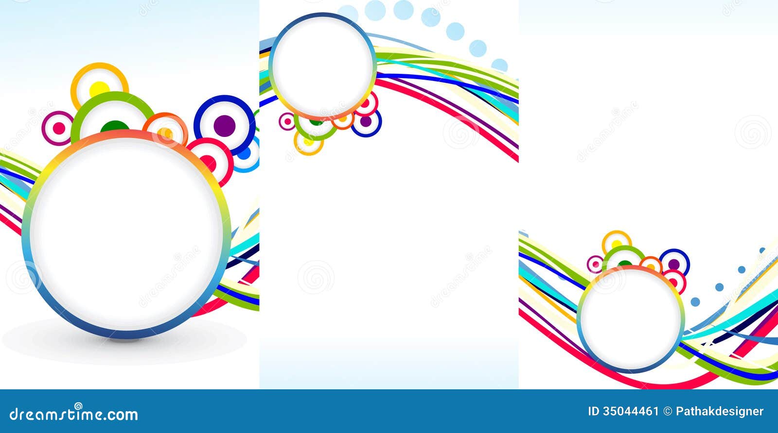 Abstract Tri Fold Brochure Template Stock Vector - Illustration of  background, trifold: 35044461