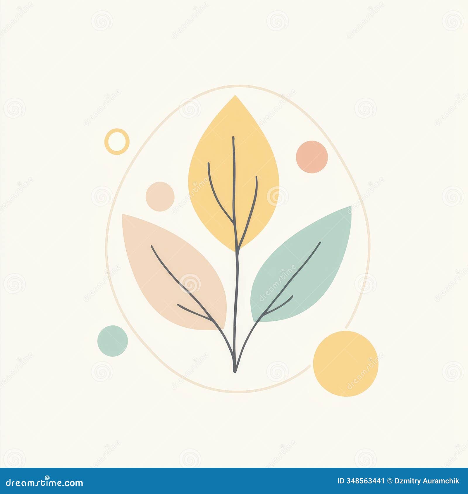 an abstract tropical  featuring a minimal continuous line drawing of a banana leaf, perfect for modern plant