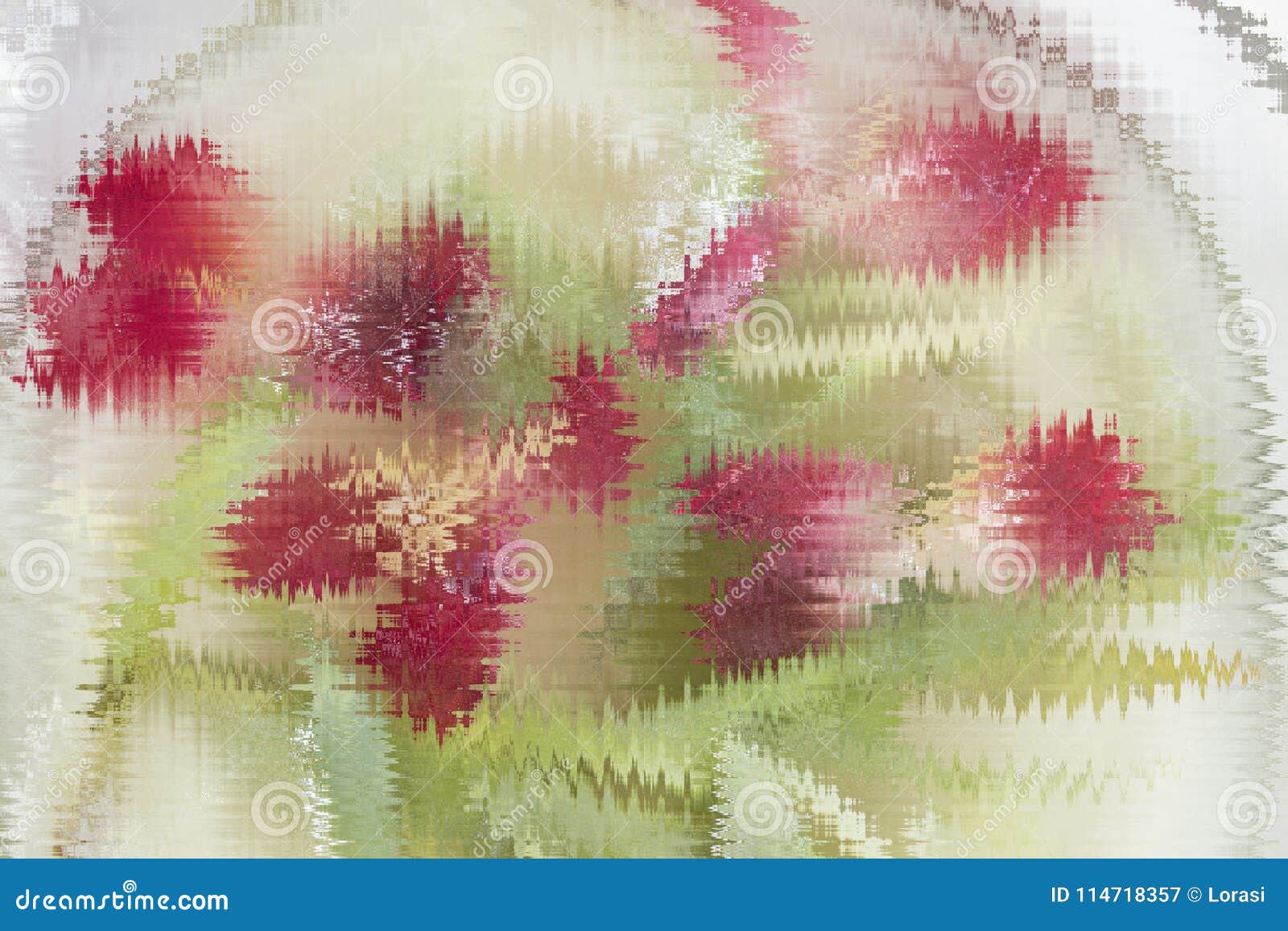 abstract tulips bouquet