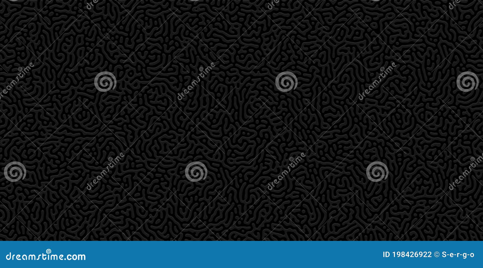 abstract turing background. camouflage black pattern.