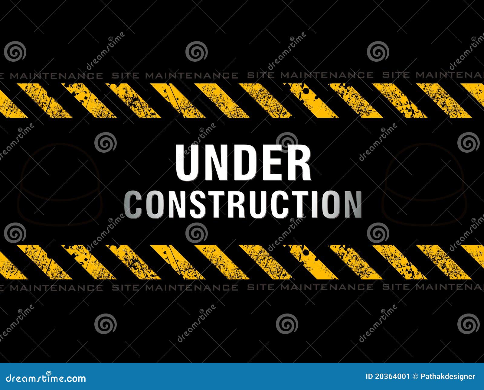 Abstract Under Construction Background Stock Vector - Illustration of ...