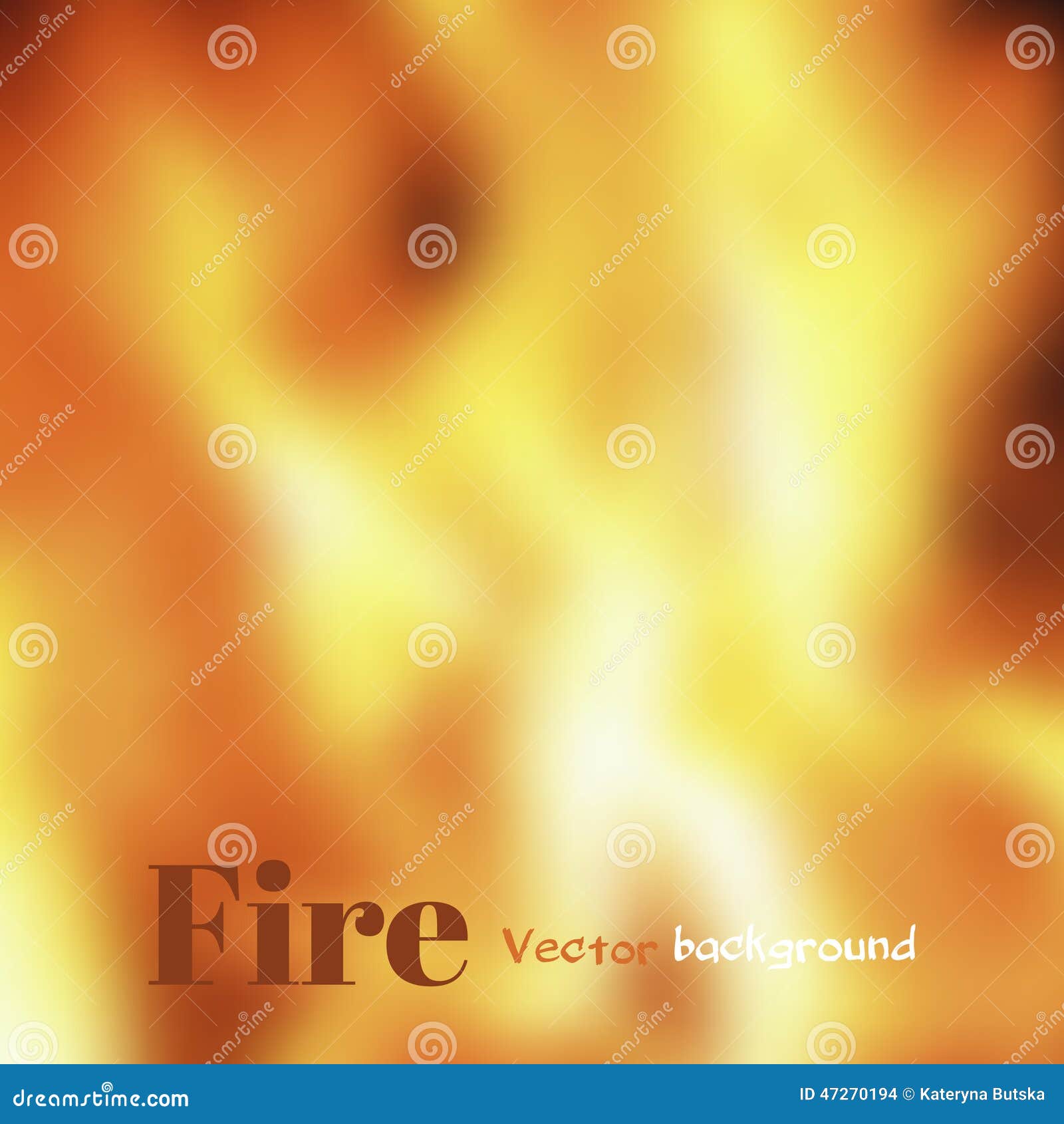 abstract unfocused fire background