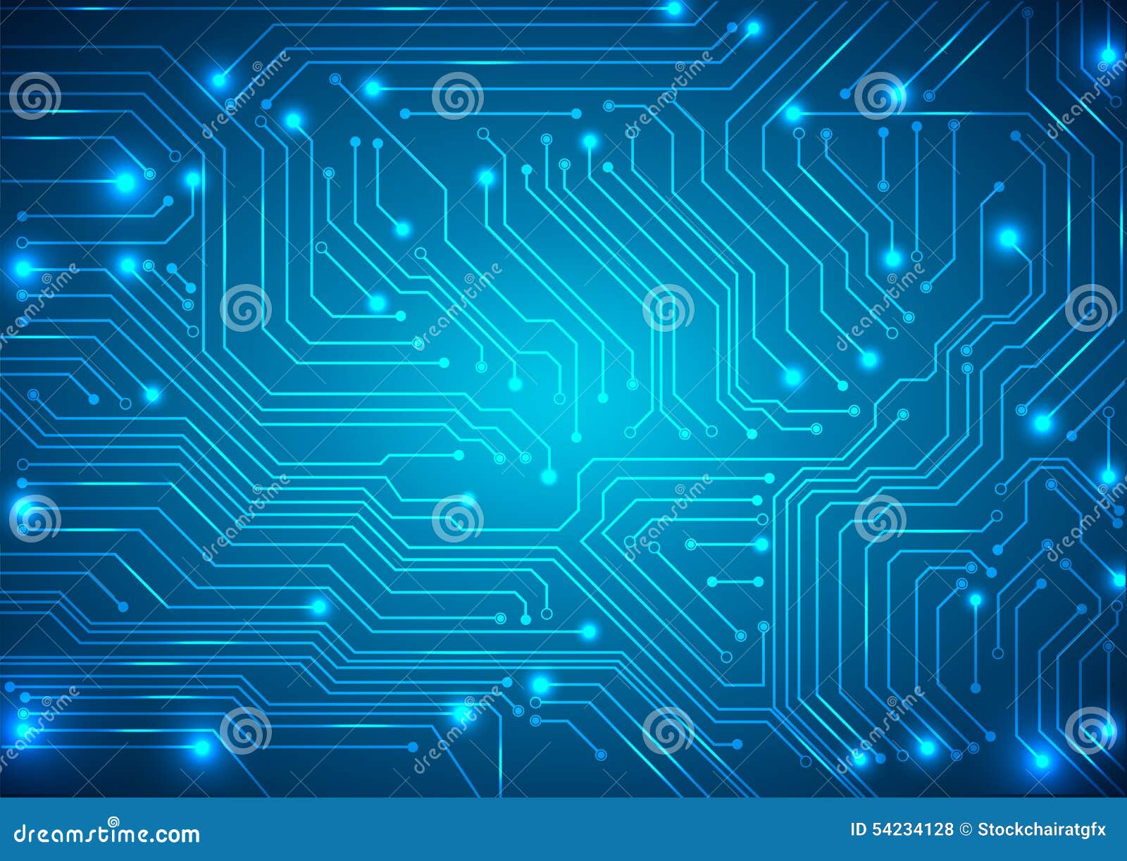 abstract  background with high tech circuit board