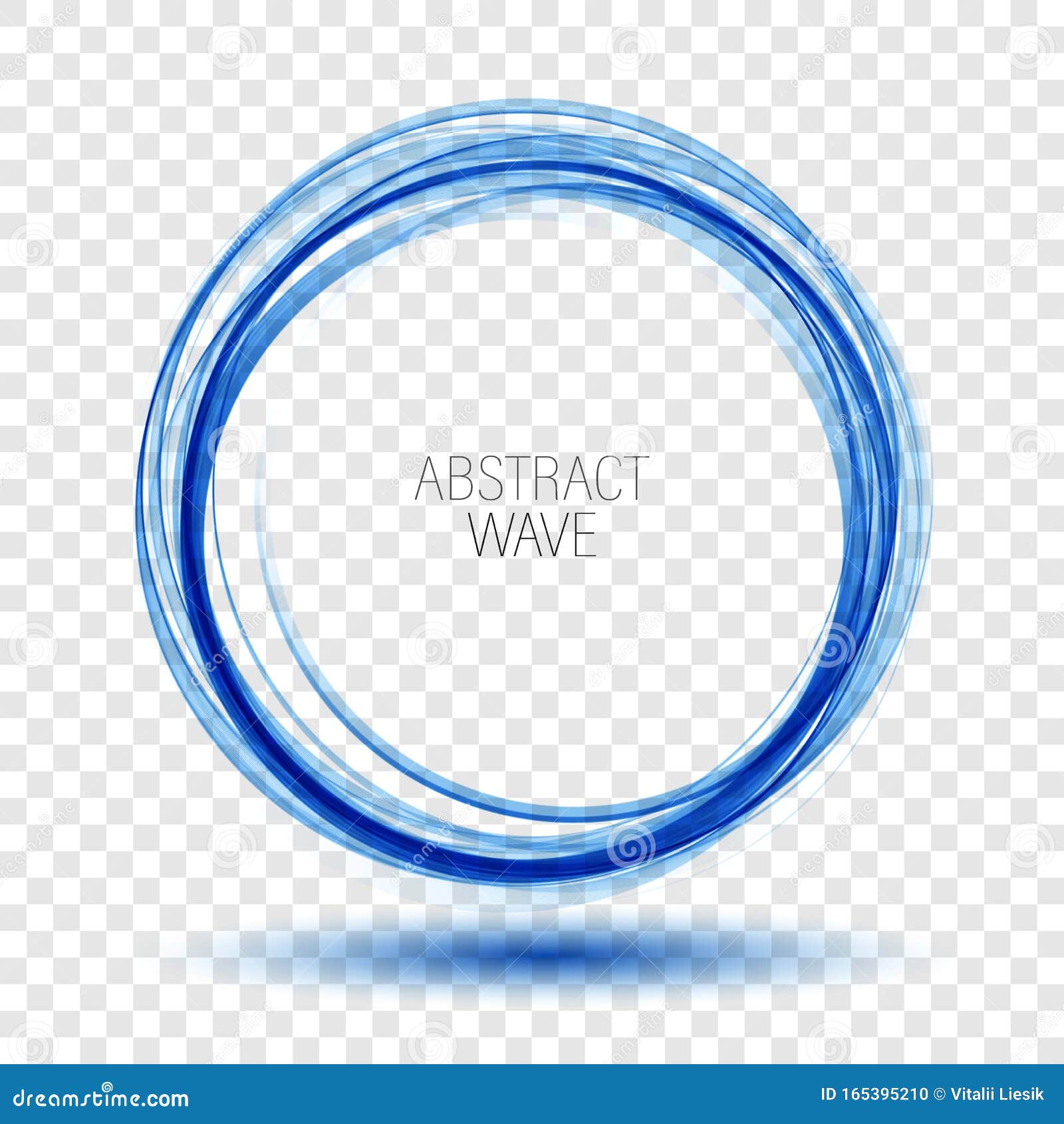 Abstract Vector Background Round Blue Wavy Circle Shape Lines Circles  Transparent Wave  Abstract Stock Vector - Illustration of curl,  line: 165395210