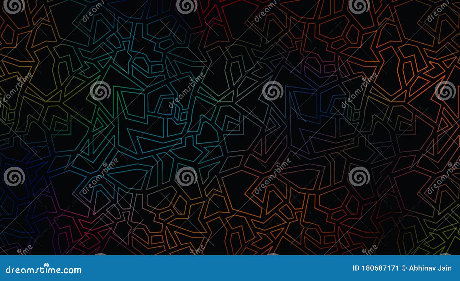 Dark Wallpaper in Abstract Pattern Shaded Design Multicolor. Cool Gaming  Concept Wallpaper Background in Vector Line Patter. Stock Vector -  Illustration of patter, multicolor: 180687171