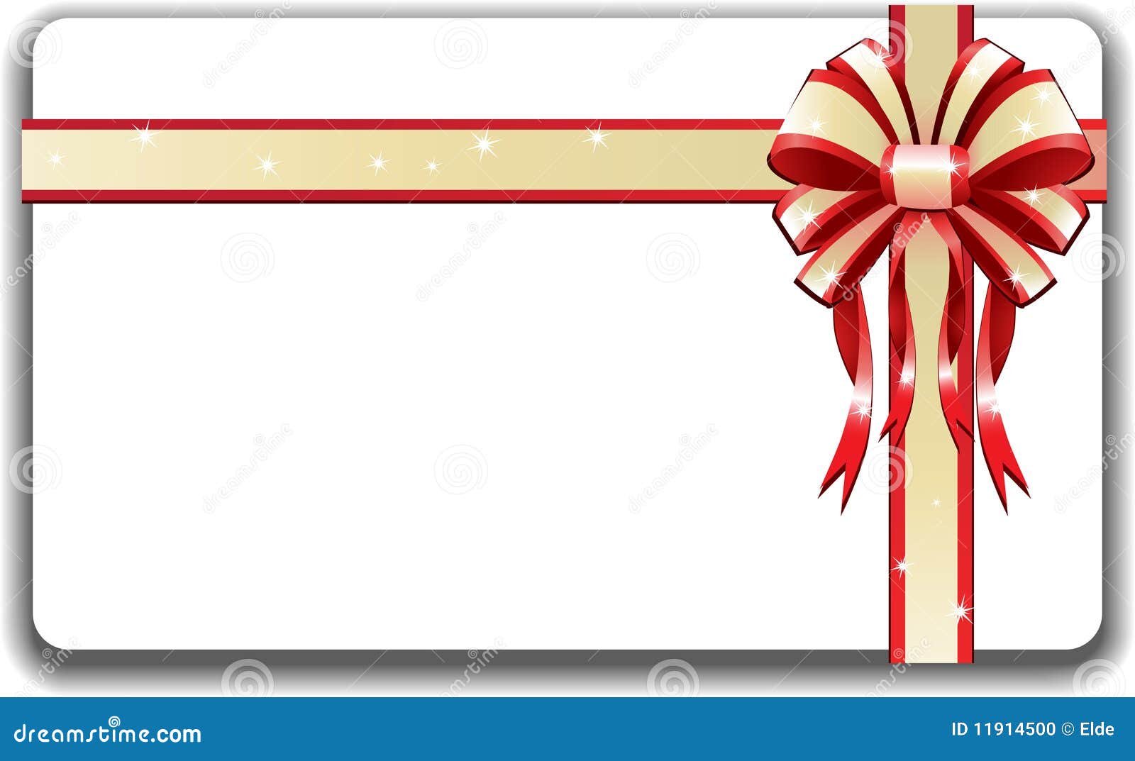 Abstract Vector gift tag. stock vector. Image of ribbon 