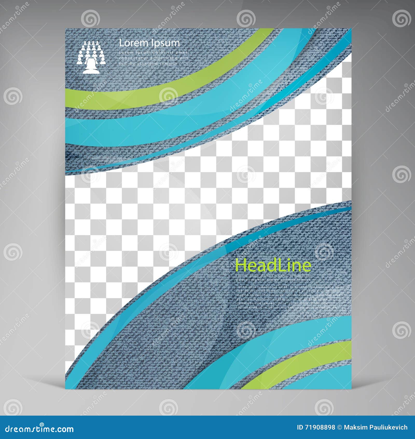 Abstract Vector Modern Flyers Brochure. Stock Vector Illustration of
