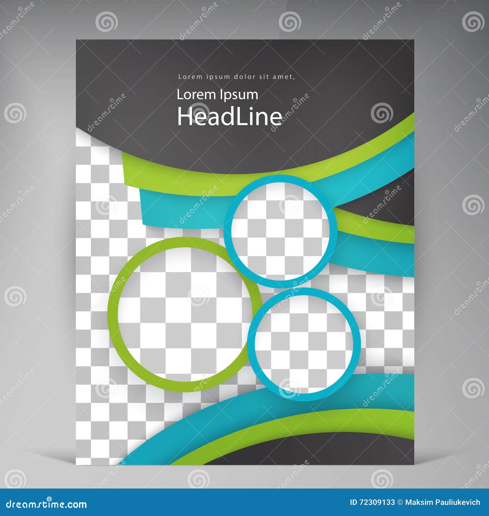 Abstract Vector Modern Flyers Brochure. Stock Vector Illustration of