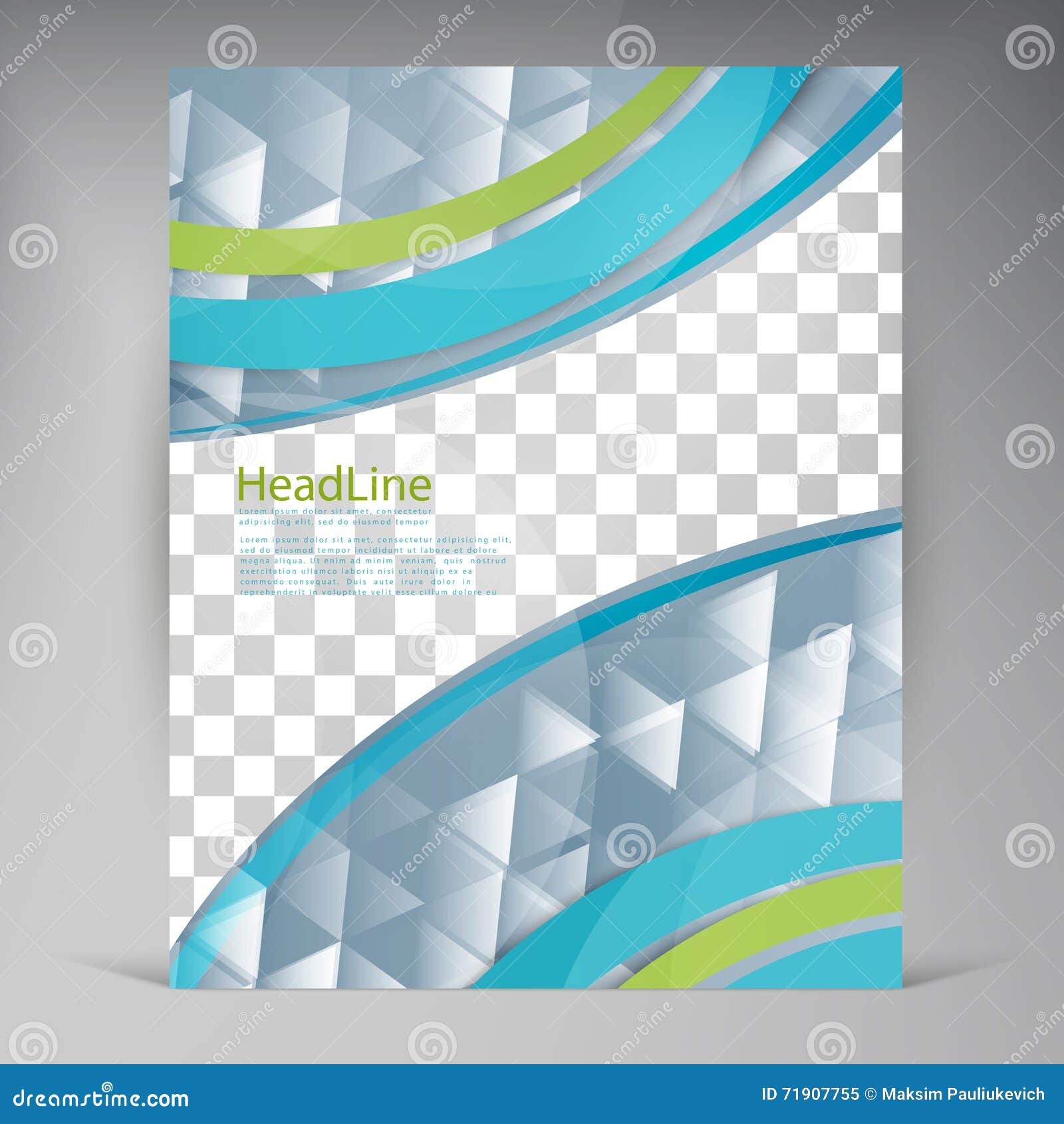 Abstract Vector Modern Flyers Brochure. Stock Vector Illustration of