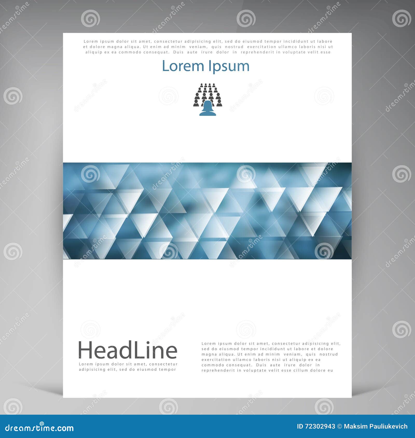 Abstract Vector Modern Flyers Brochure. Stock Vector Illustration of