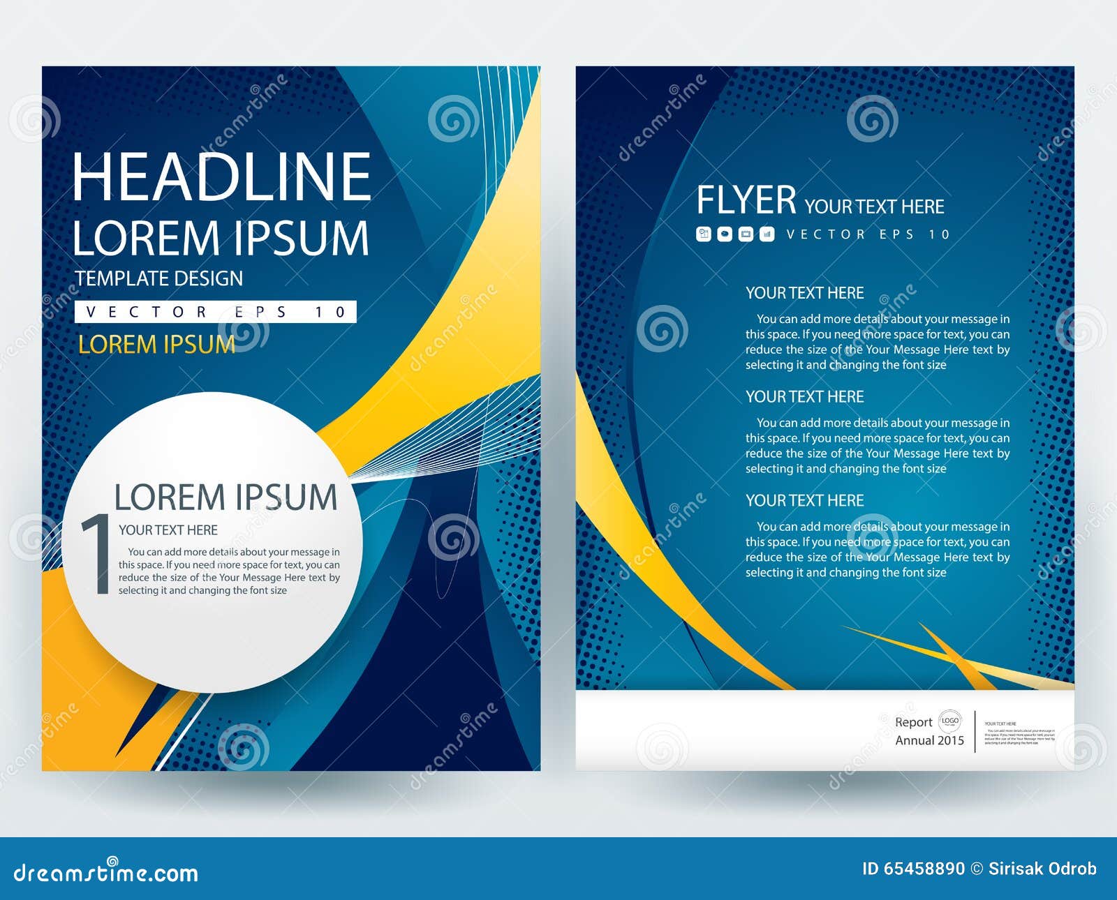 abstract vector modern flyers brochure design templates stock vector