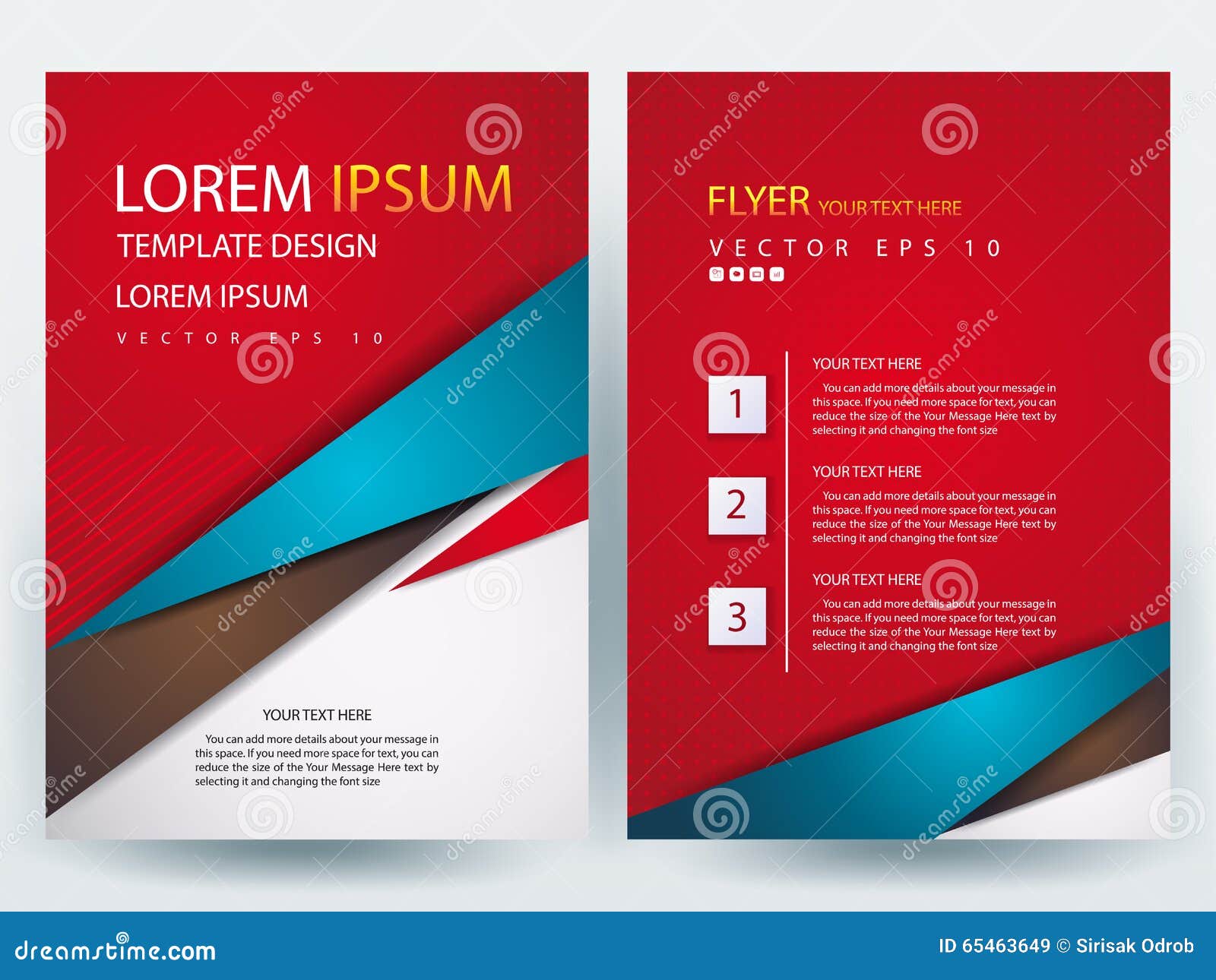 abstract  modern flyers brochure  templates