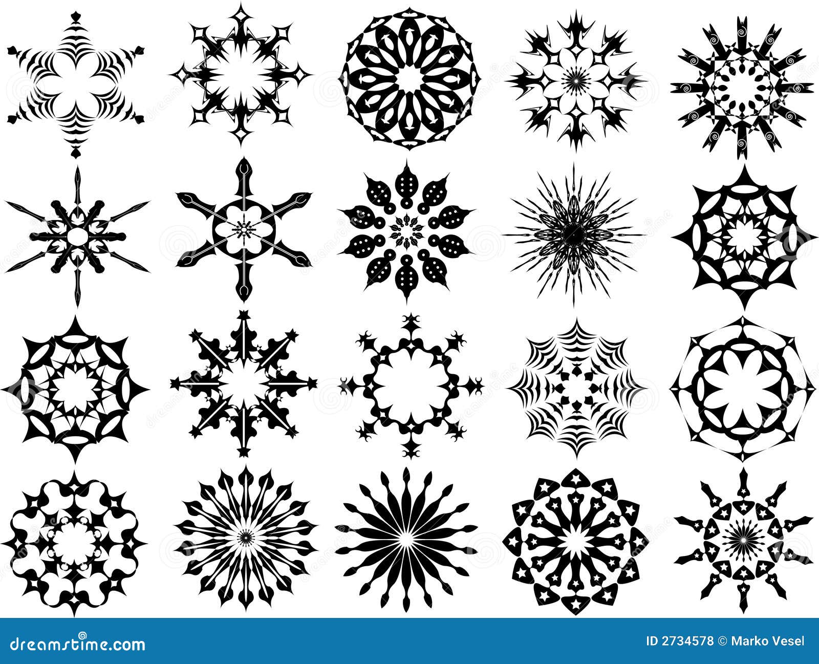 Abstract vector ornaments stock vector. Illustration of abstraction