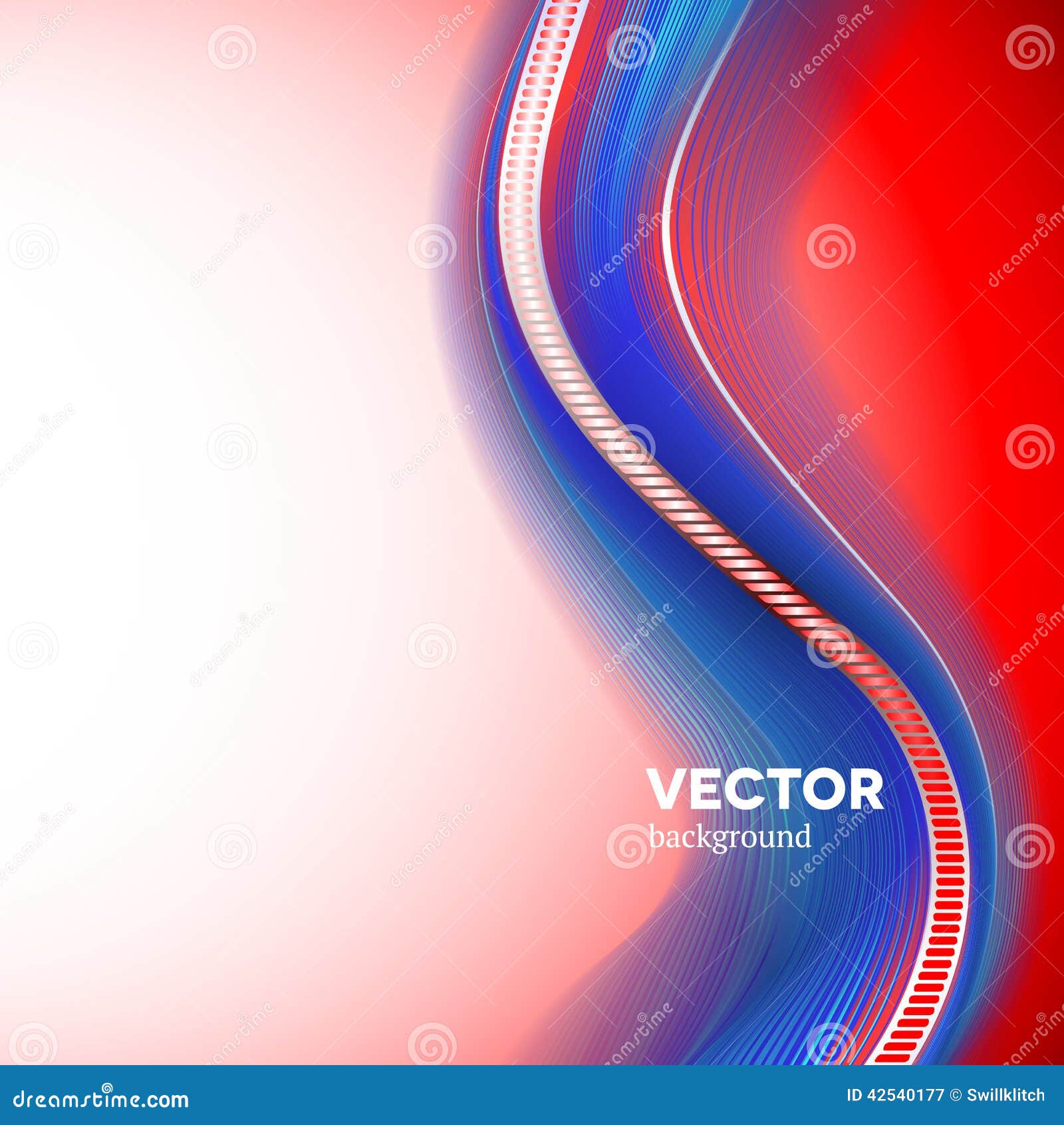 abstract  red and blue hairlines background