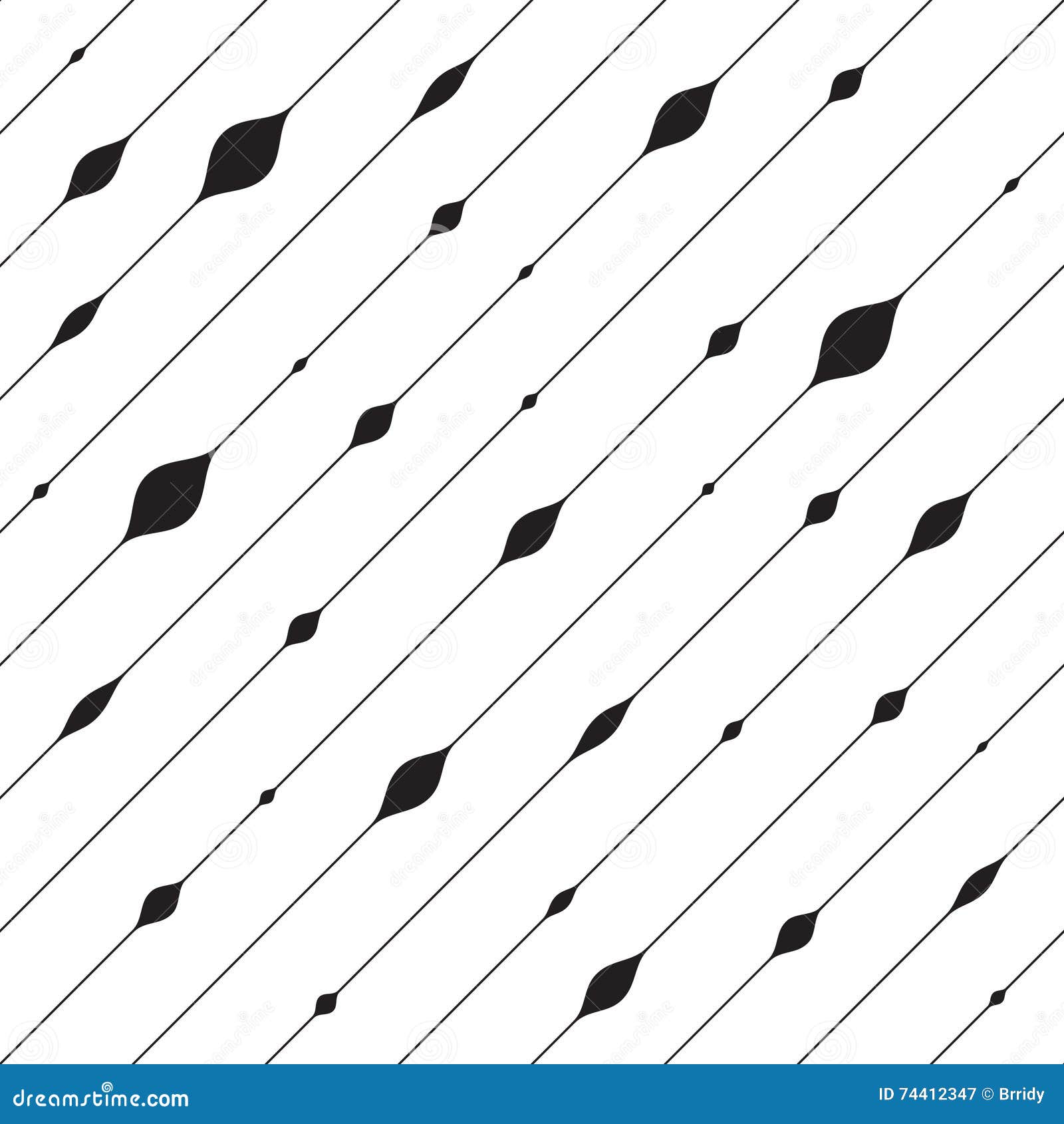 koelkast controller vandaag Abstract Vector Seamless Pattern with Thin Diagonal Stripes and Dots. Stock  Vector - Illustration of geometric, creative: 74412347