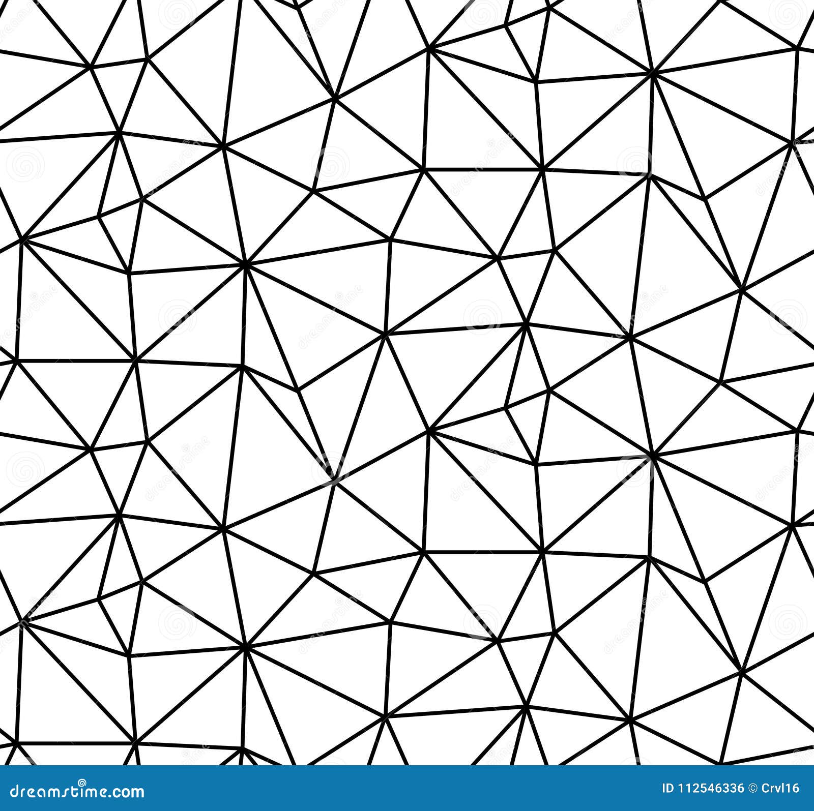 Abstract Vector Seamless White Background Of Black Lines Stock