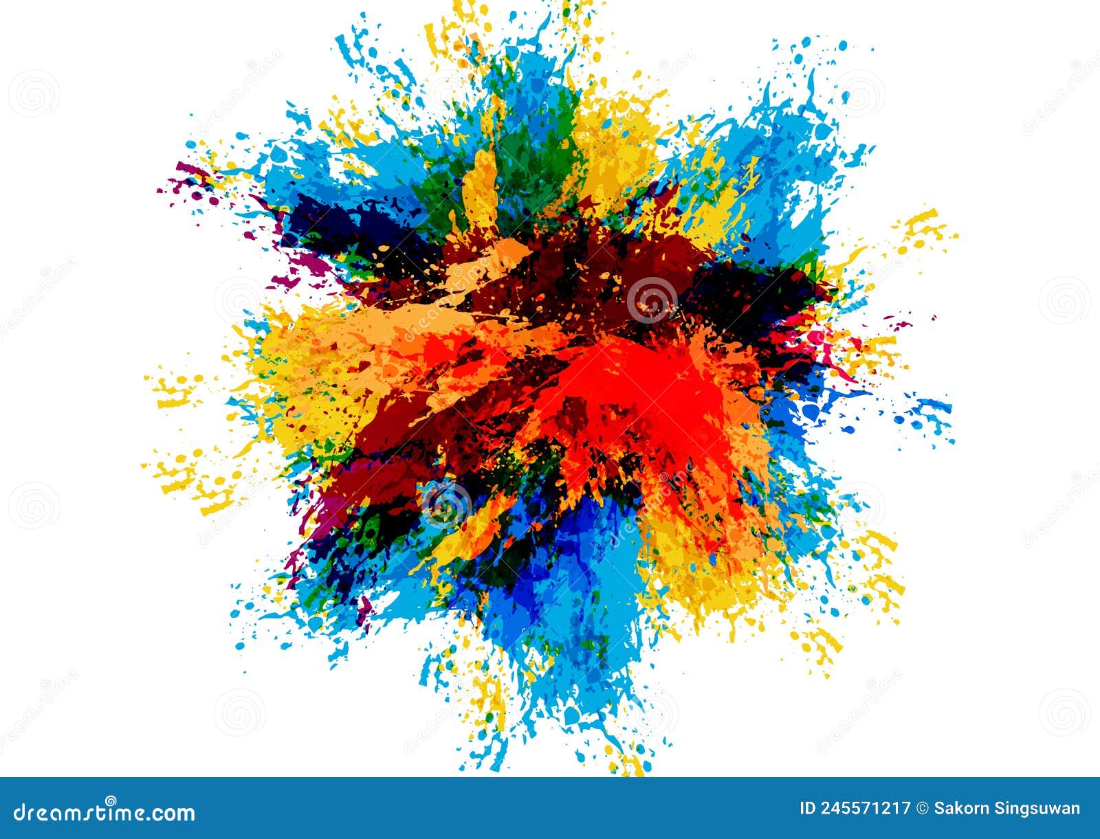 Abstract Vector Splash and Paint Color Background . Paint Splash Color  Stock Vector - Illustration of backdrop, blob: 245571217