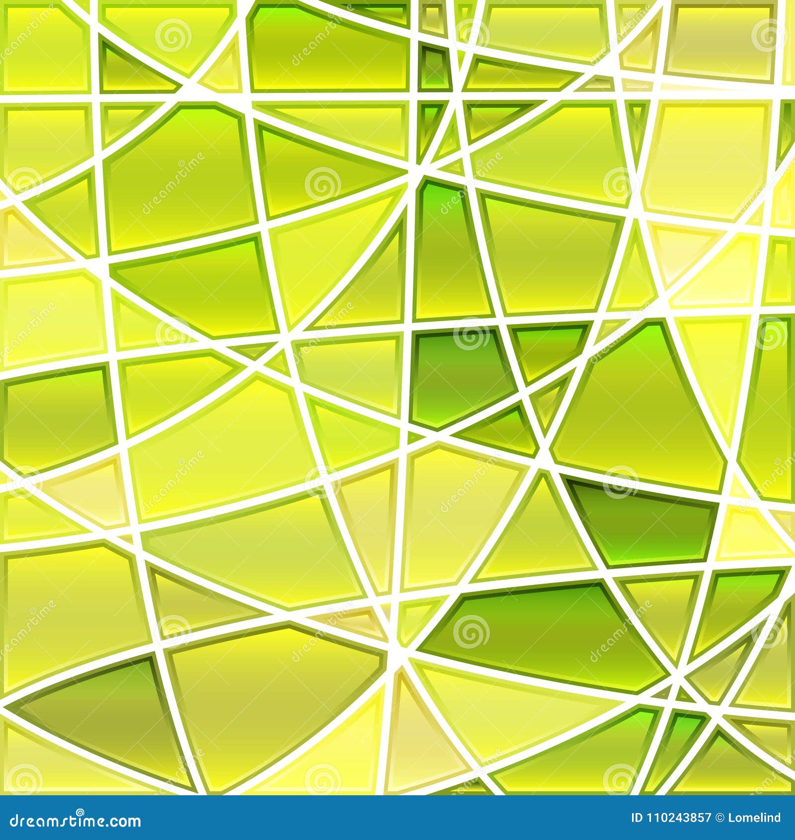 Abstract stained-glass mosaic background Vector Image