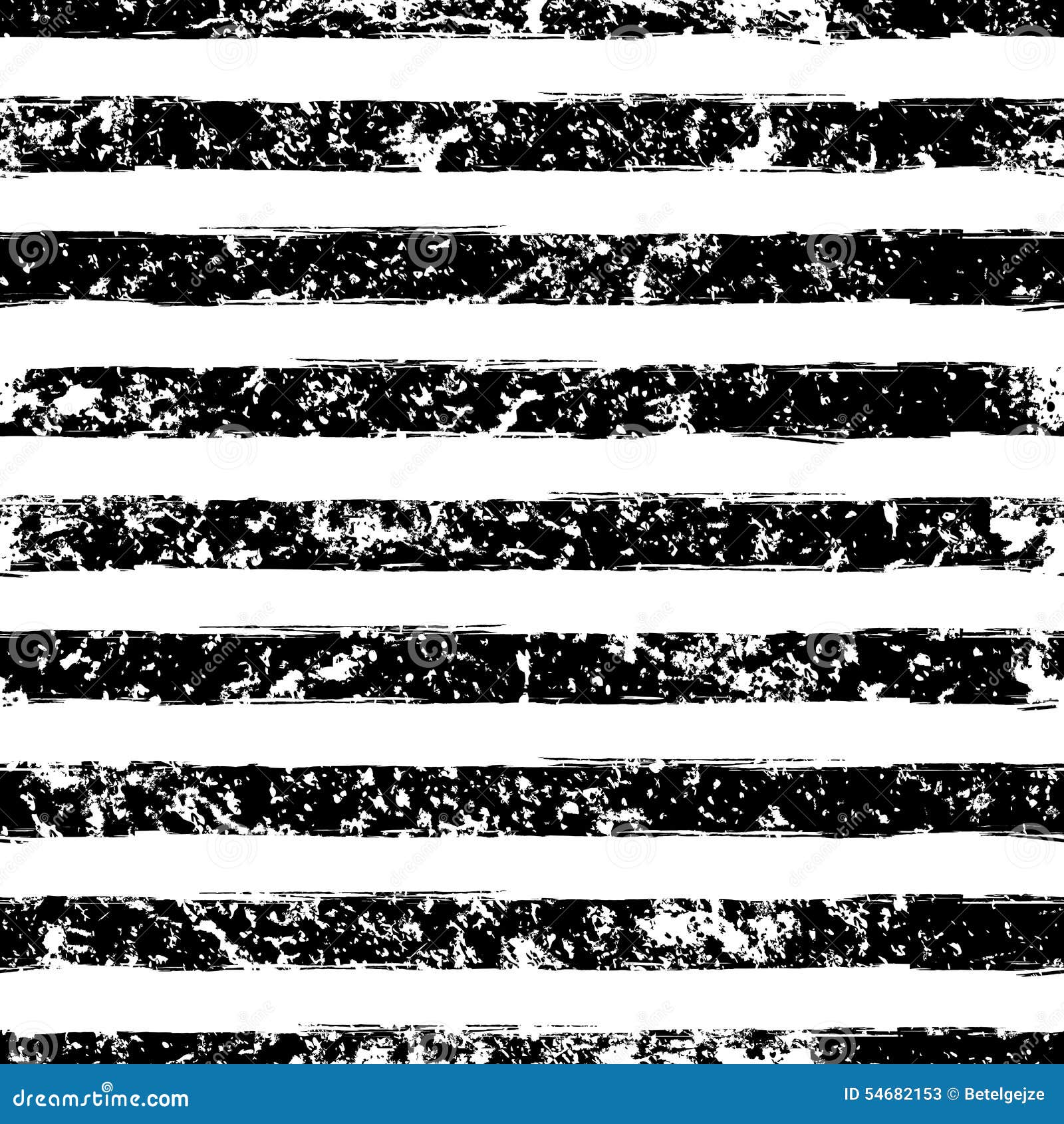 abstract  watercolor stripe grunge seamless pattern. black
