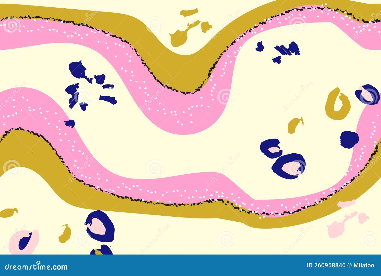 abstract vibrant  boho bright curve lines cintemporary art.geometric ornament dynamic drawing ethnic festival