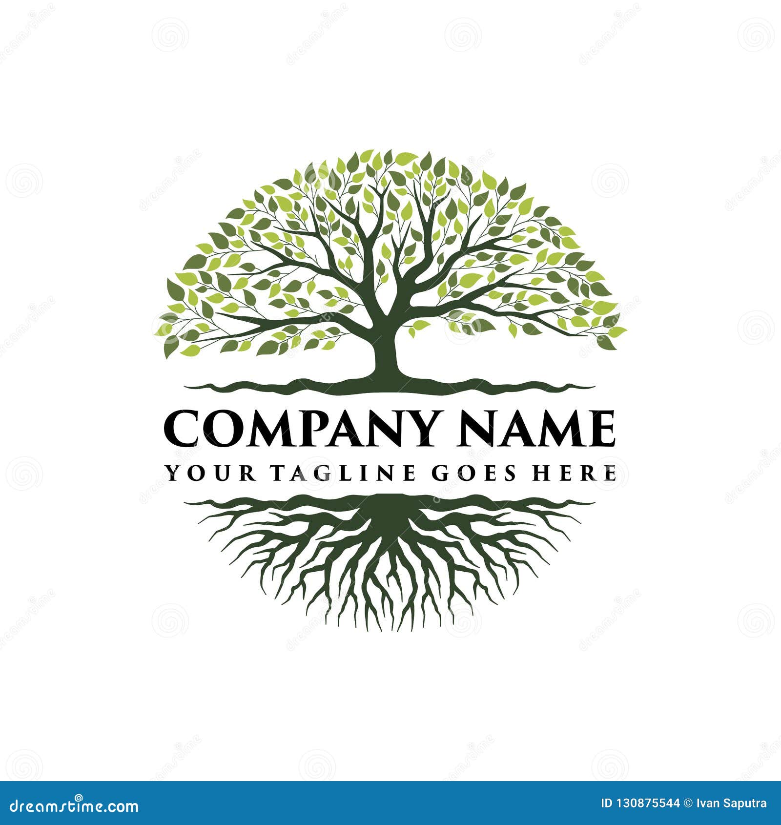 Abstract Vibrant Tree  Logo  Design Root Vector Tree  Of 