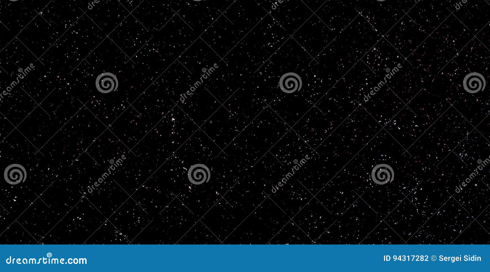 abstract view of stars and planets