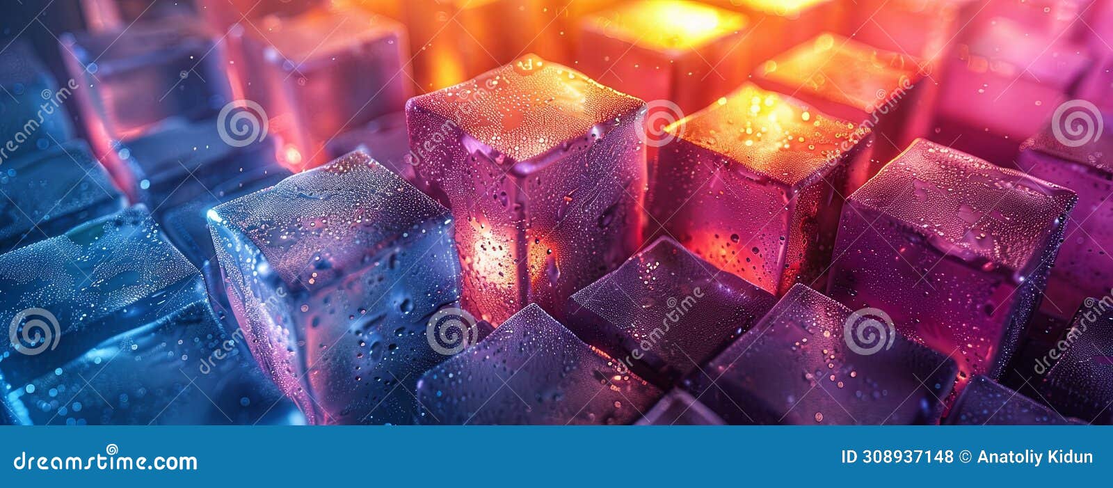 a abstract violet neon tiled background with squares, in the style of cubo-futurism, delicate constructions. generative